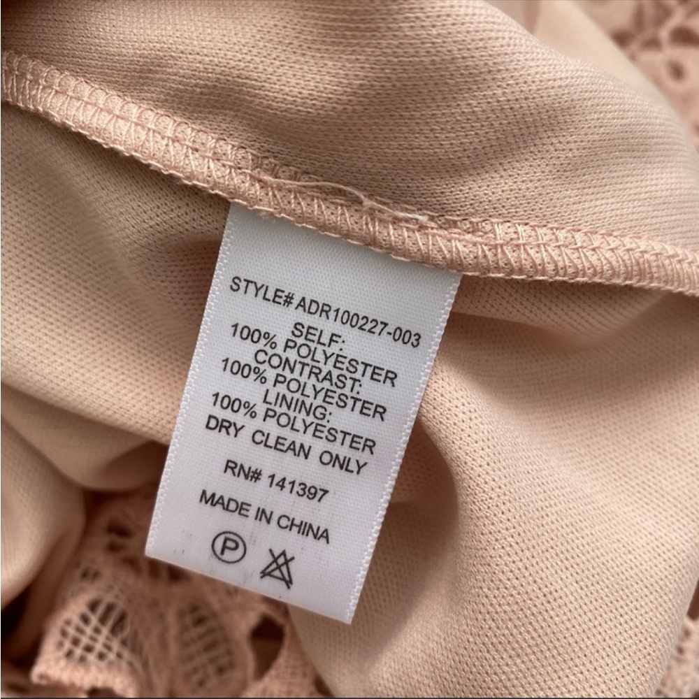 ASTR || Lace A-Line Midi Dress Blush Pink Medium - Picture 6 of 7